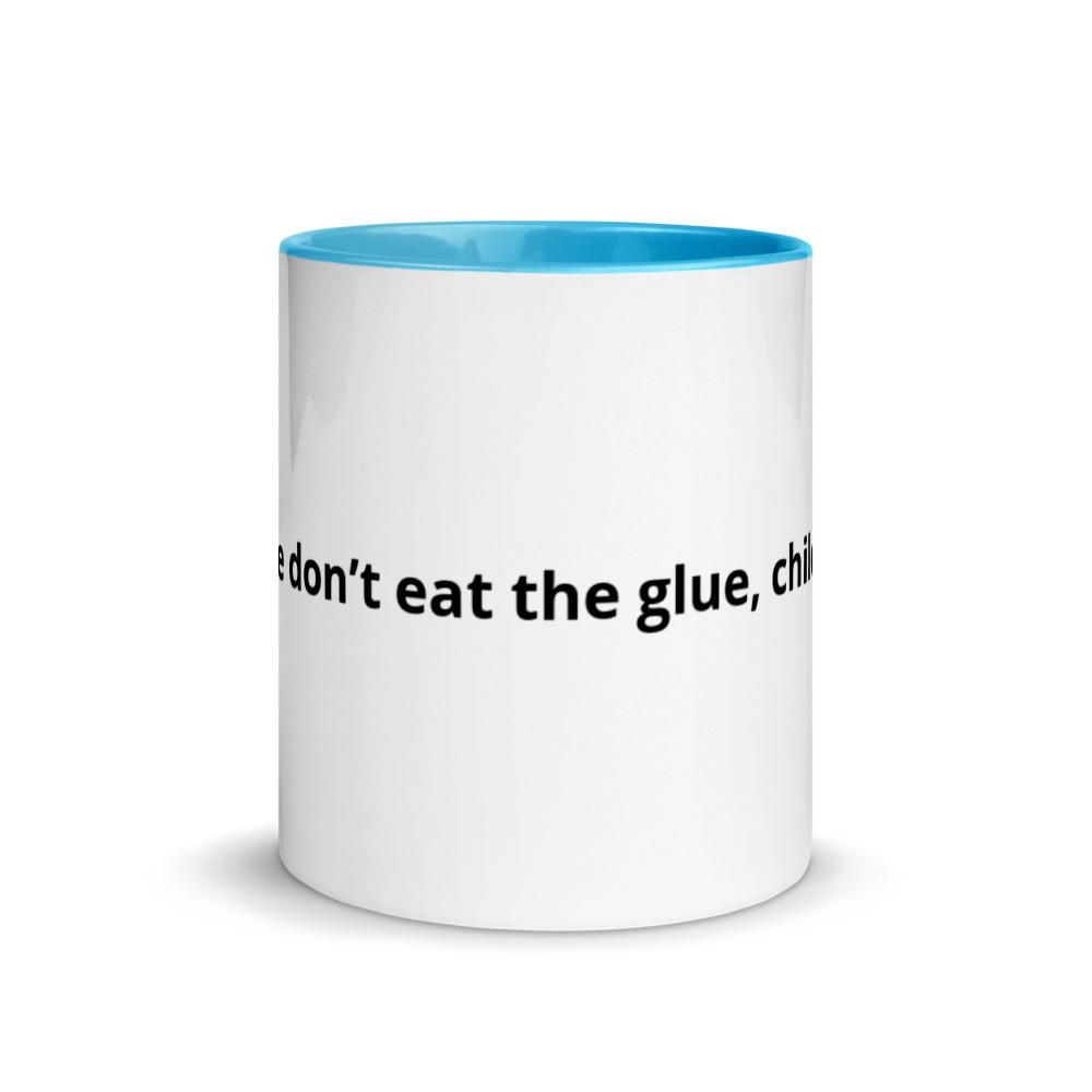 Please don't eat the glue, children